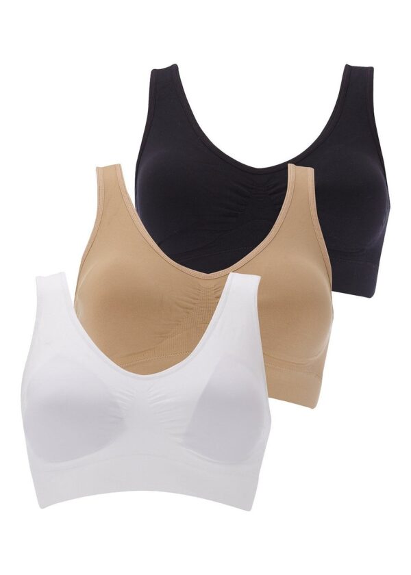 Soft Cotton Wireless Bra – Everyday Comfort | Skin Tone - Image 4