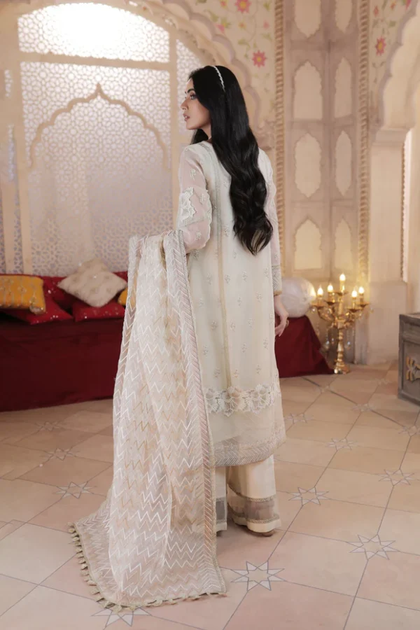 Elegant Embroidered Lawn Suit – 3 Piece | Summer Collection 2025 - Image 3
